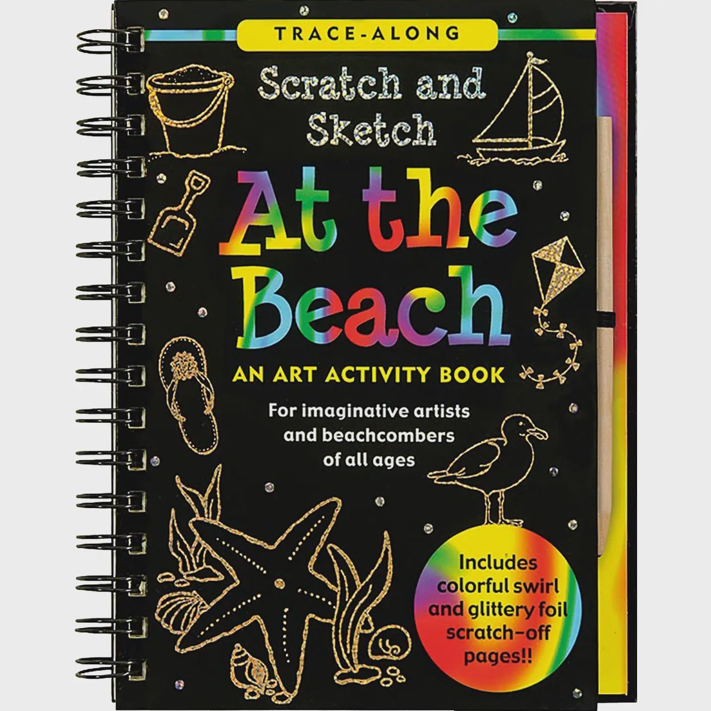 At the Beach Scratch and Sketch