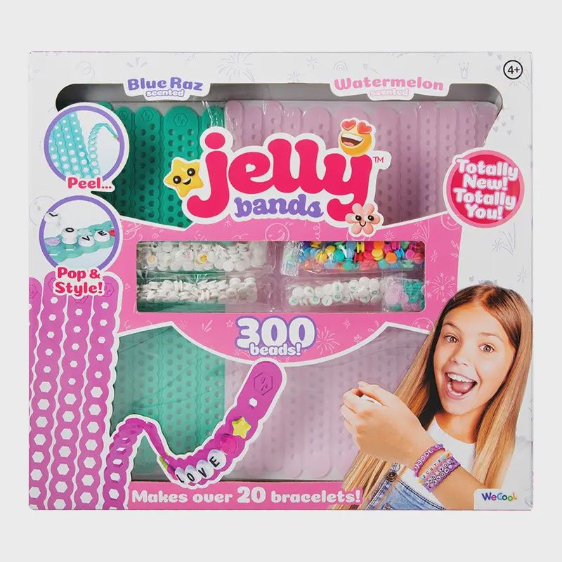 Jelly Bands 24 ct Bracelets 300 Beads