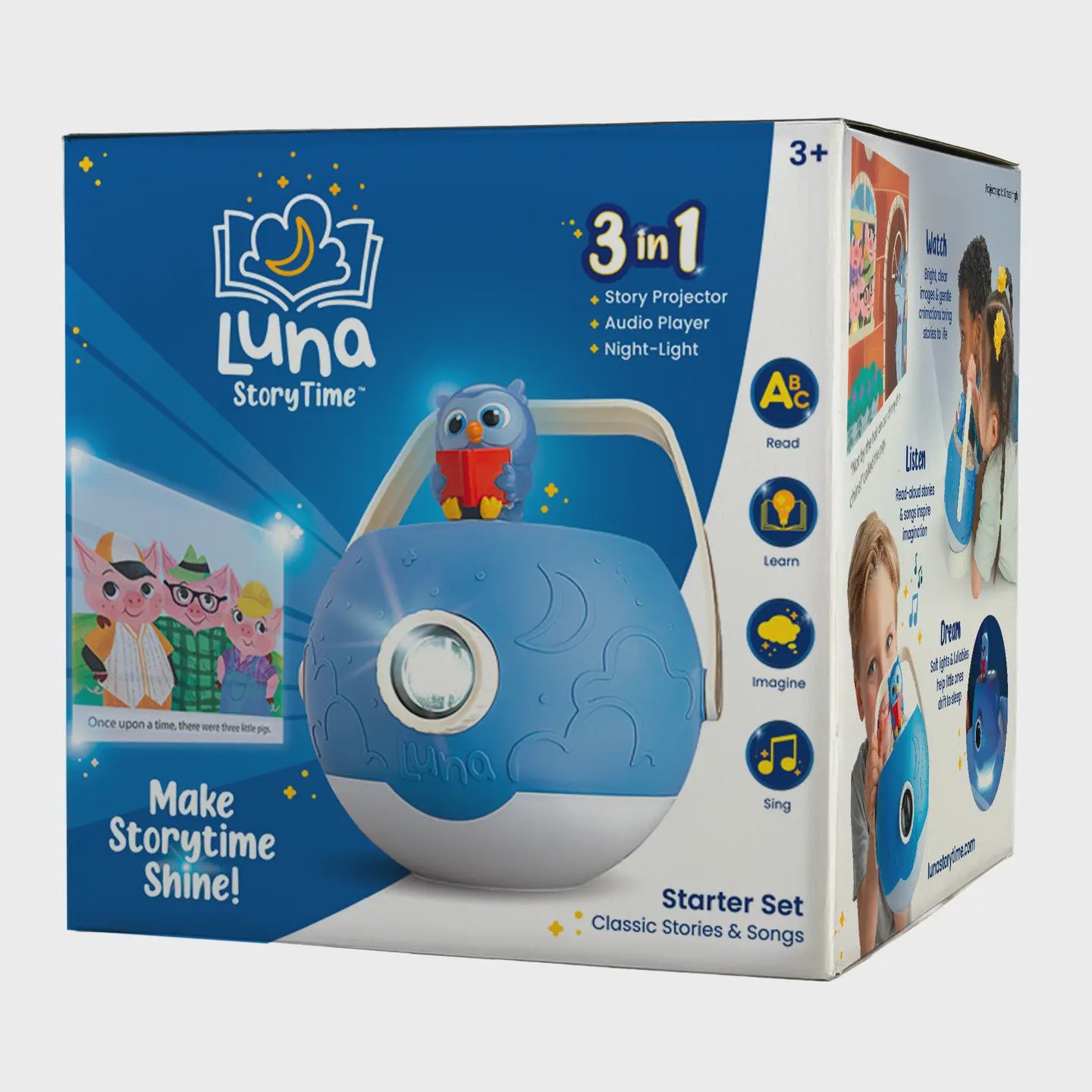Luna Storytime Projector – Classic Starter Set