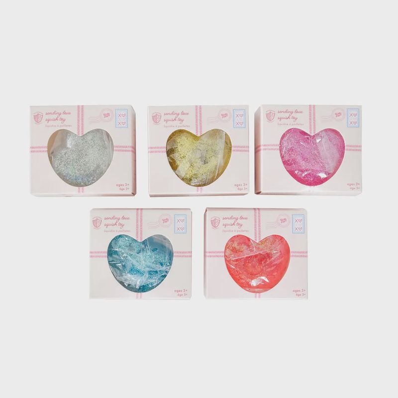 Heart Squishy- Various Colors