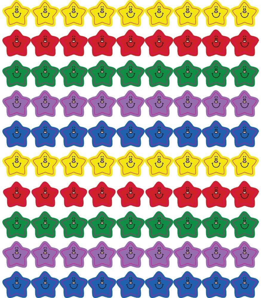 Smiling Stars Chart Seals