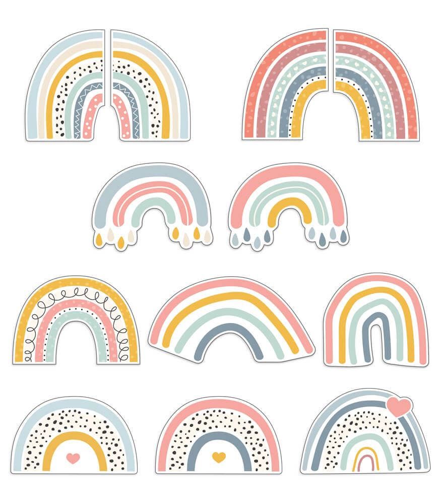 We Belong Rainbow Fun Cutouts