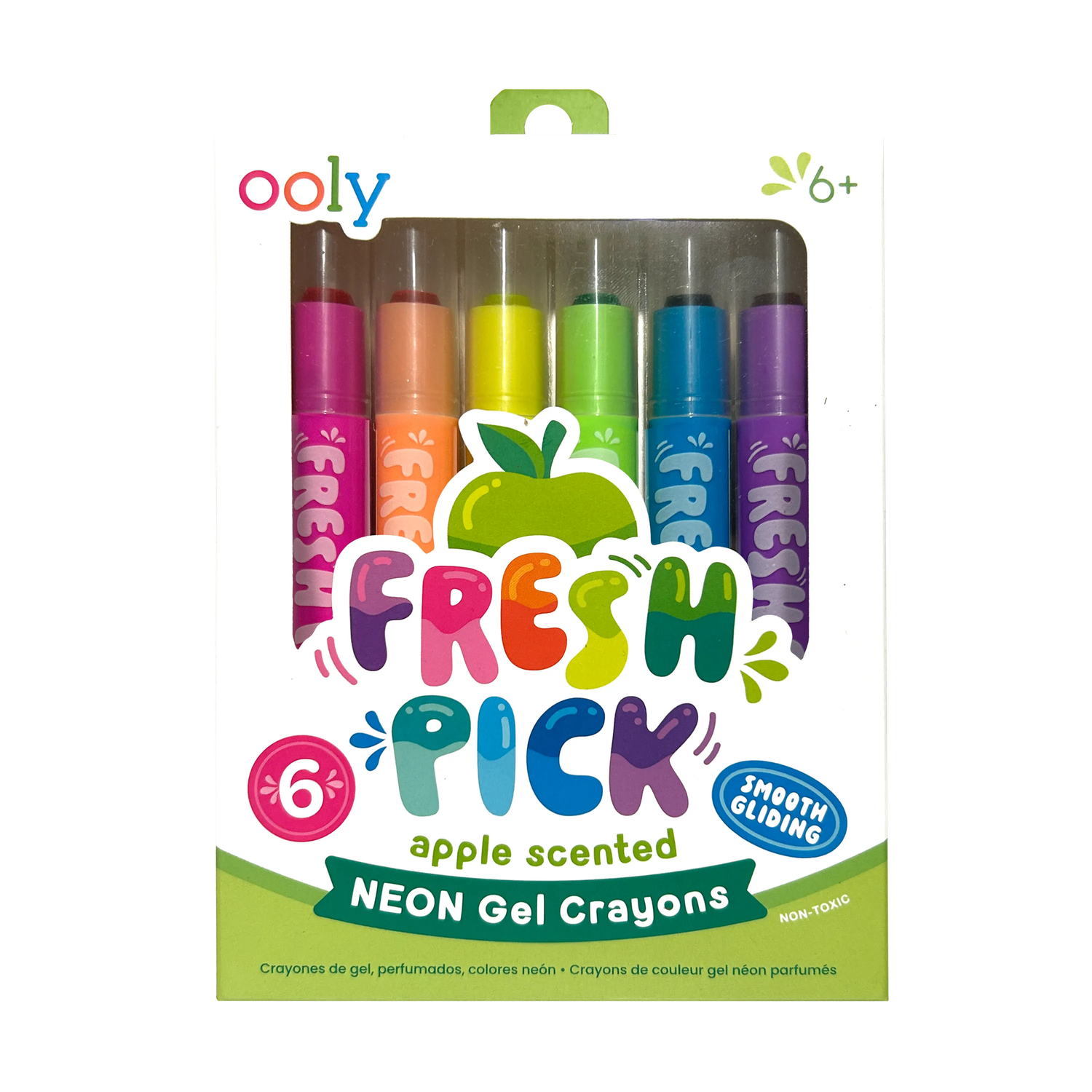 Fresh Pick: Apple Scented Gel Crayons (Set of 6)