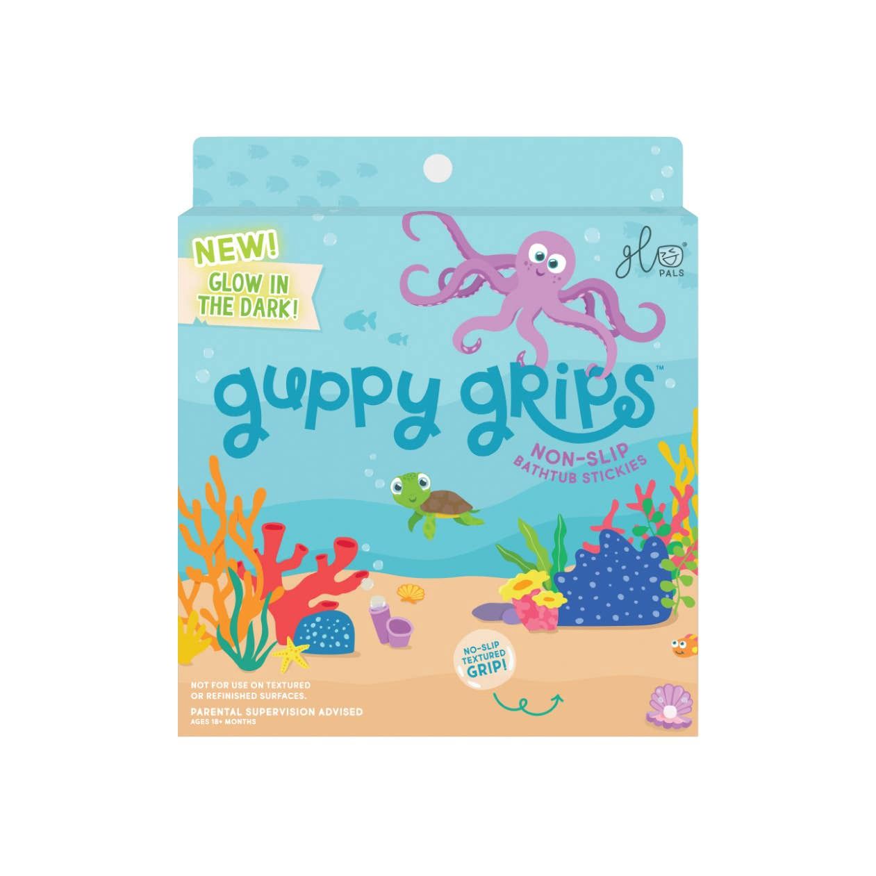 Glo Pals Guppy Grips - Glow In The Dark!