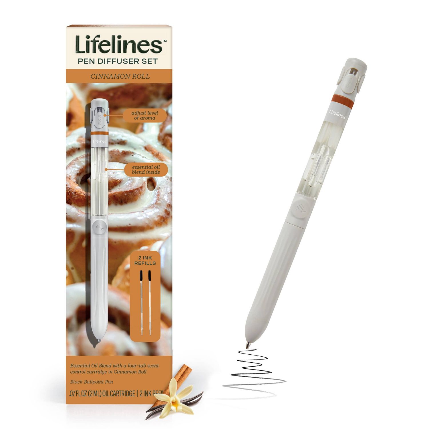 Yummy Pen Diffuser - Cinnamon Roll