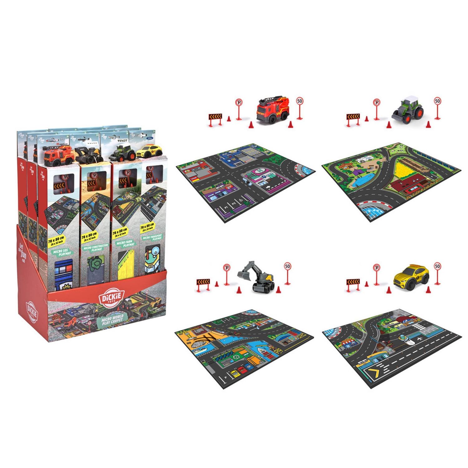 Micro World Playmat vehicles - ASST Styles