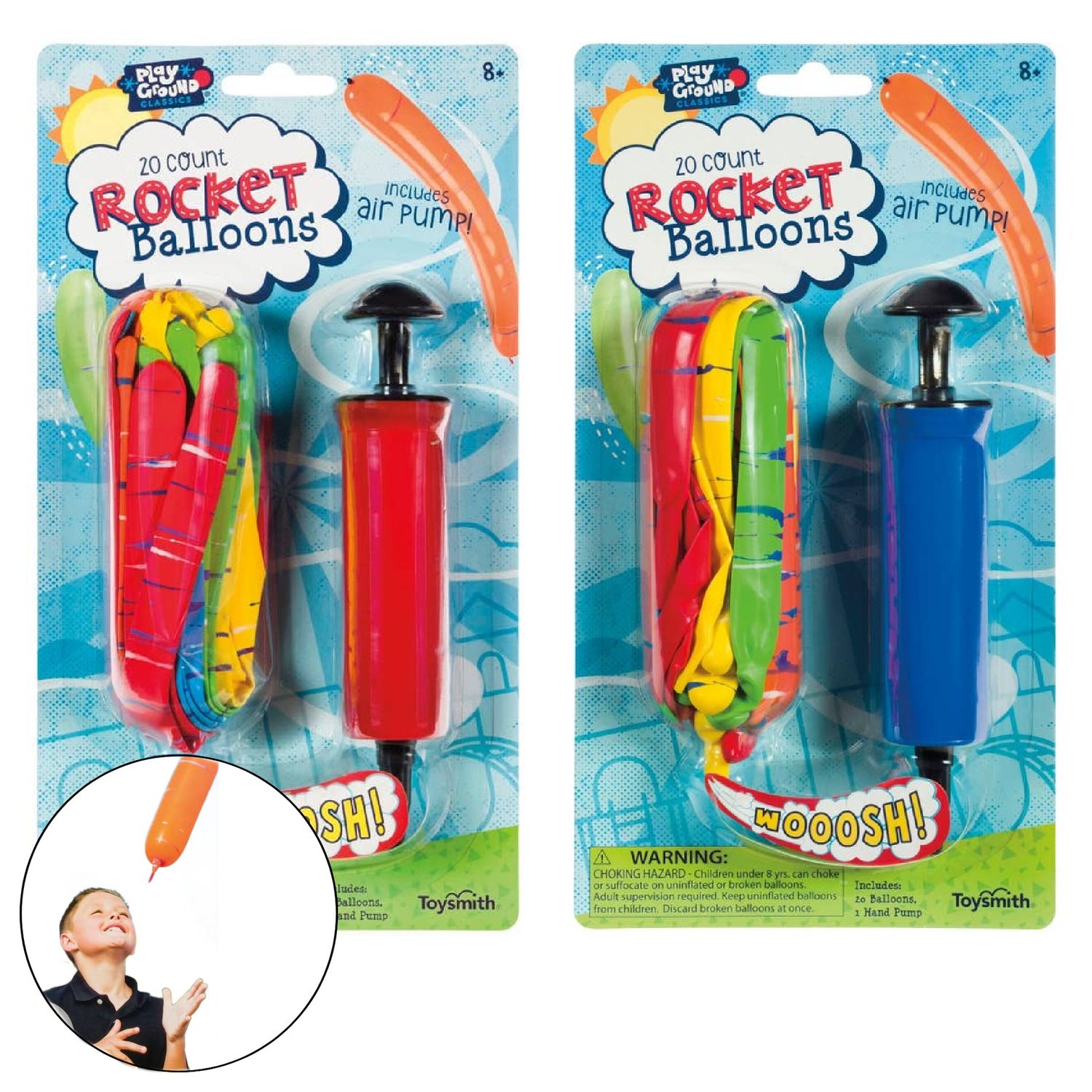 Rocket Balloons With Pump