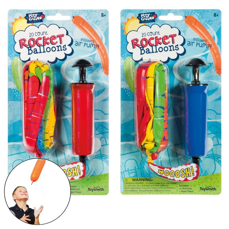 Rocket Balloons With Pump