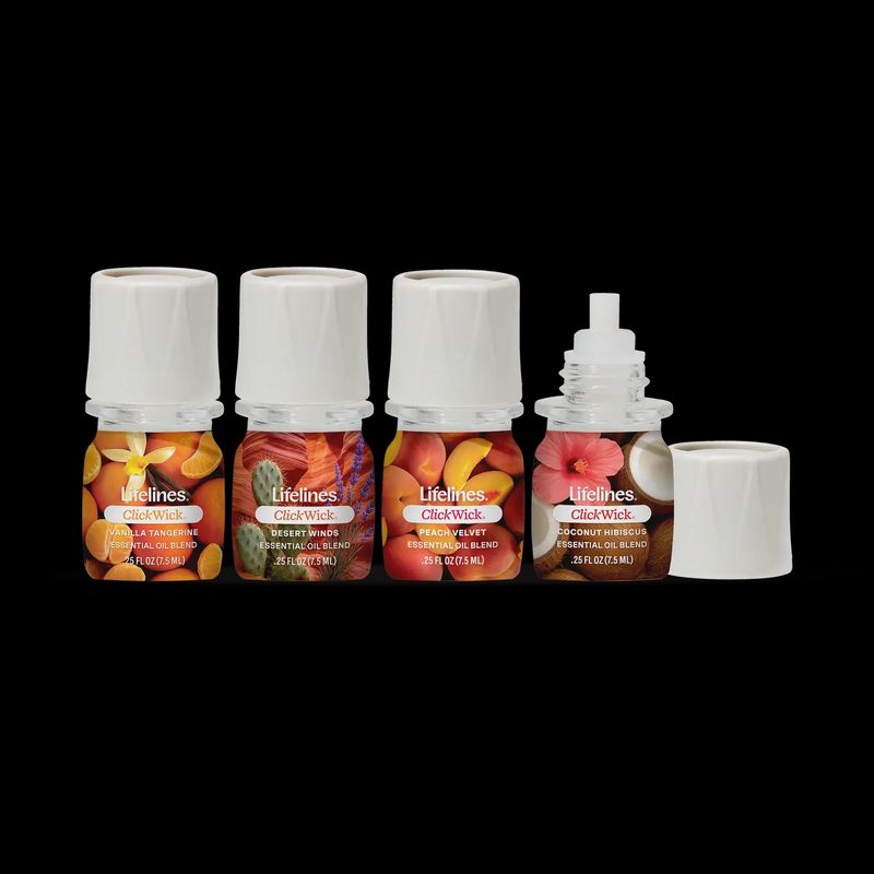 ClickWick  Sun Kissed Essential Oils  Refills 4 PK
