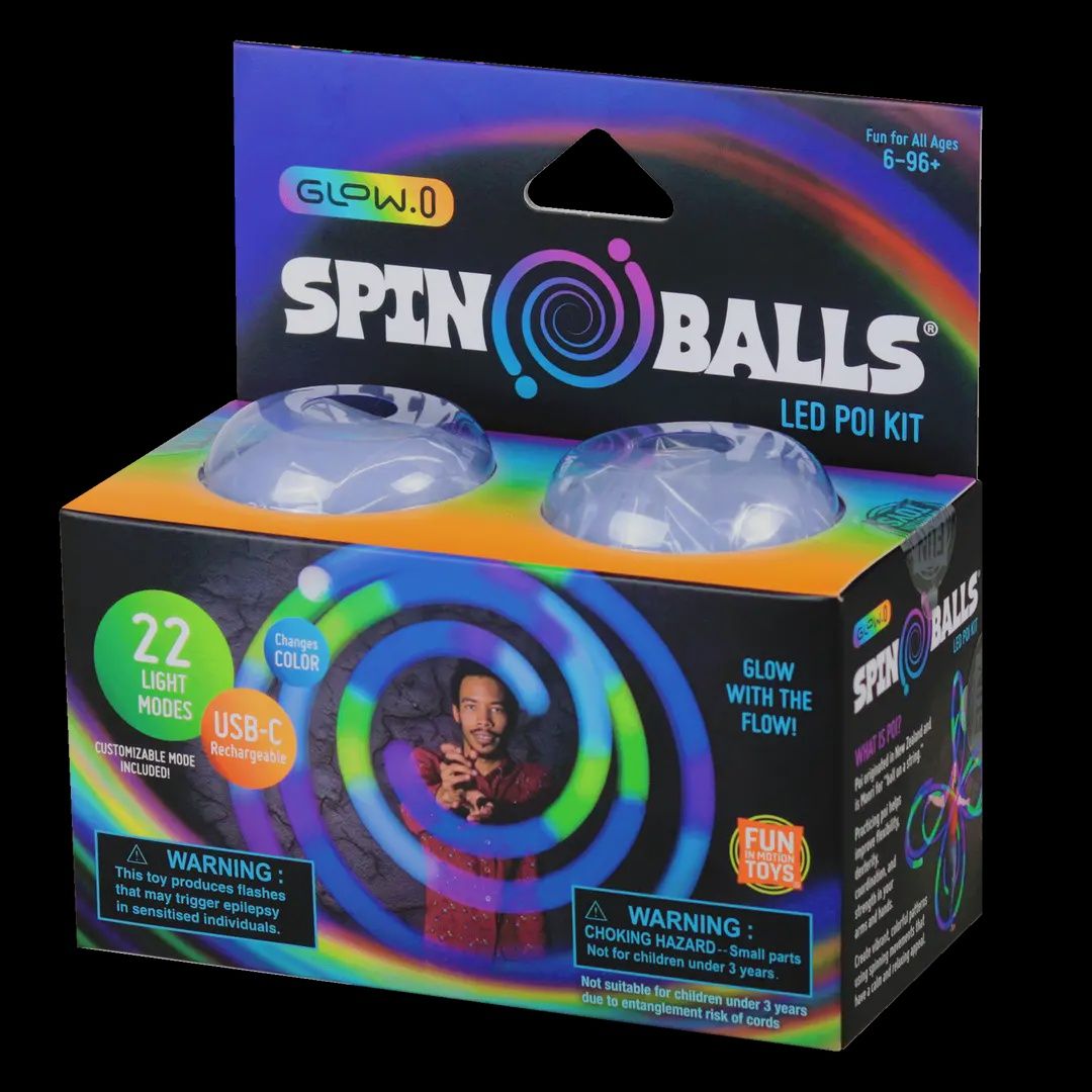 Glow.0 Led Spinballs - Poi Balls