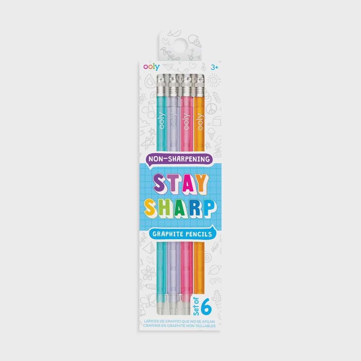 Stay Sharp: Non-Sharpening Graphite Pencils - Rainbow