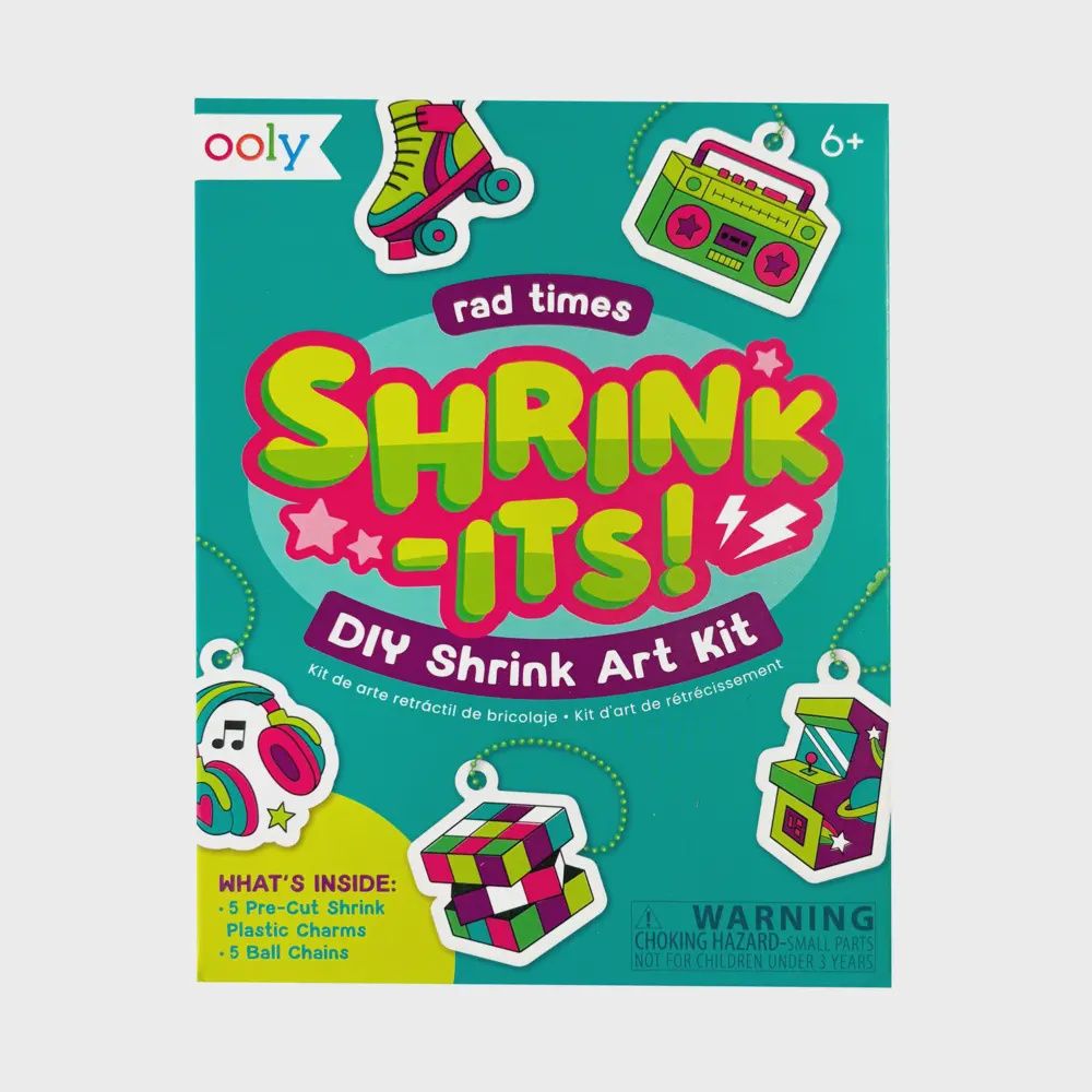 Mini Shrink-Its! Diy Shrink Art Kit - Rad Times