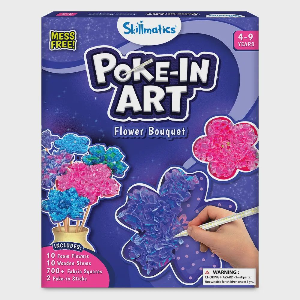 Skillmatics Poke-in Art: Flower Bouquet Mess Free Art