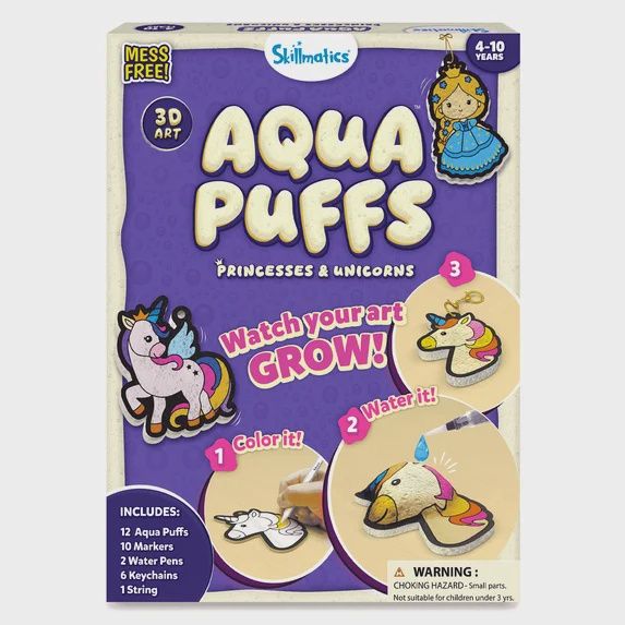 Skillmatics Aqua Puffs Princesses &amp; Unicorns