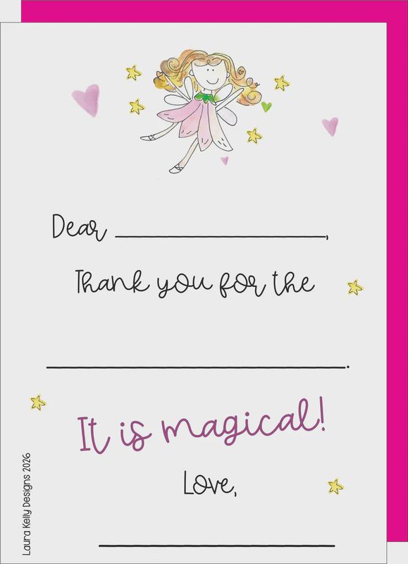 Thank You Note- Fairy