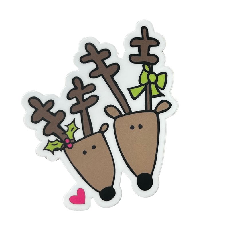 Reindeer Love Sticker