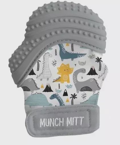 Grey Dino Munch Mitt
