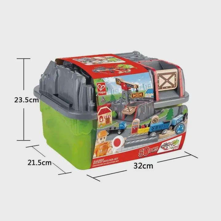 Railway Construction Kit Set 50 Pieces