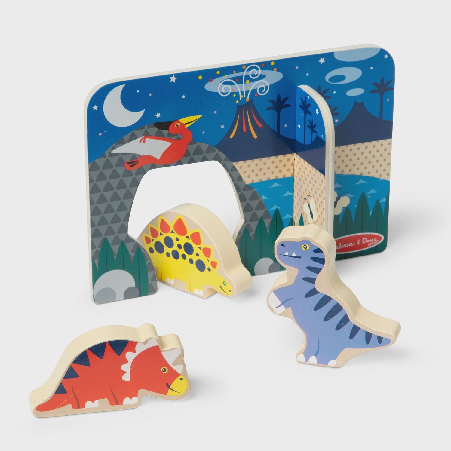 Wooden Dinosaurs Play Set