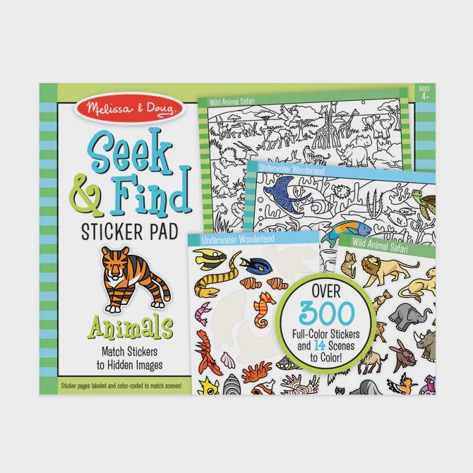 Seek &amp; Find Sticker Pad – Animals