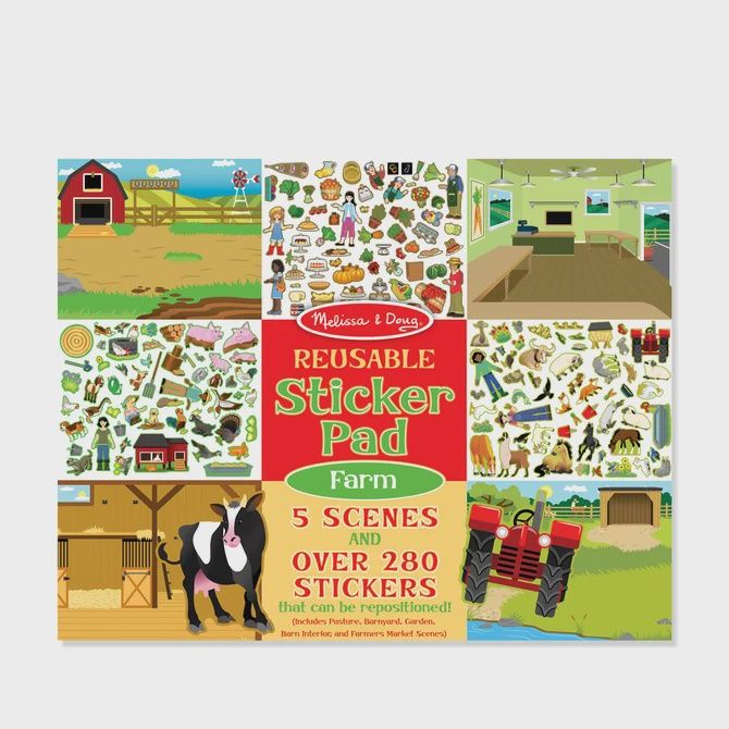 Reusable Sticker Pad - Farm