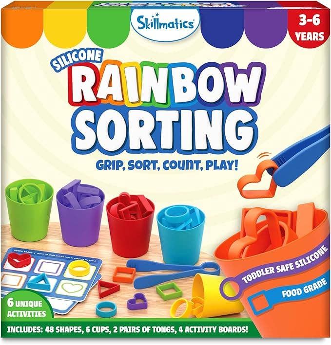 Skillmatics Rainbow Sorting Game