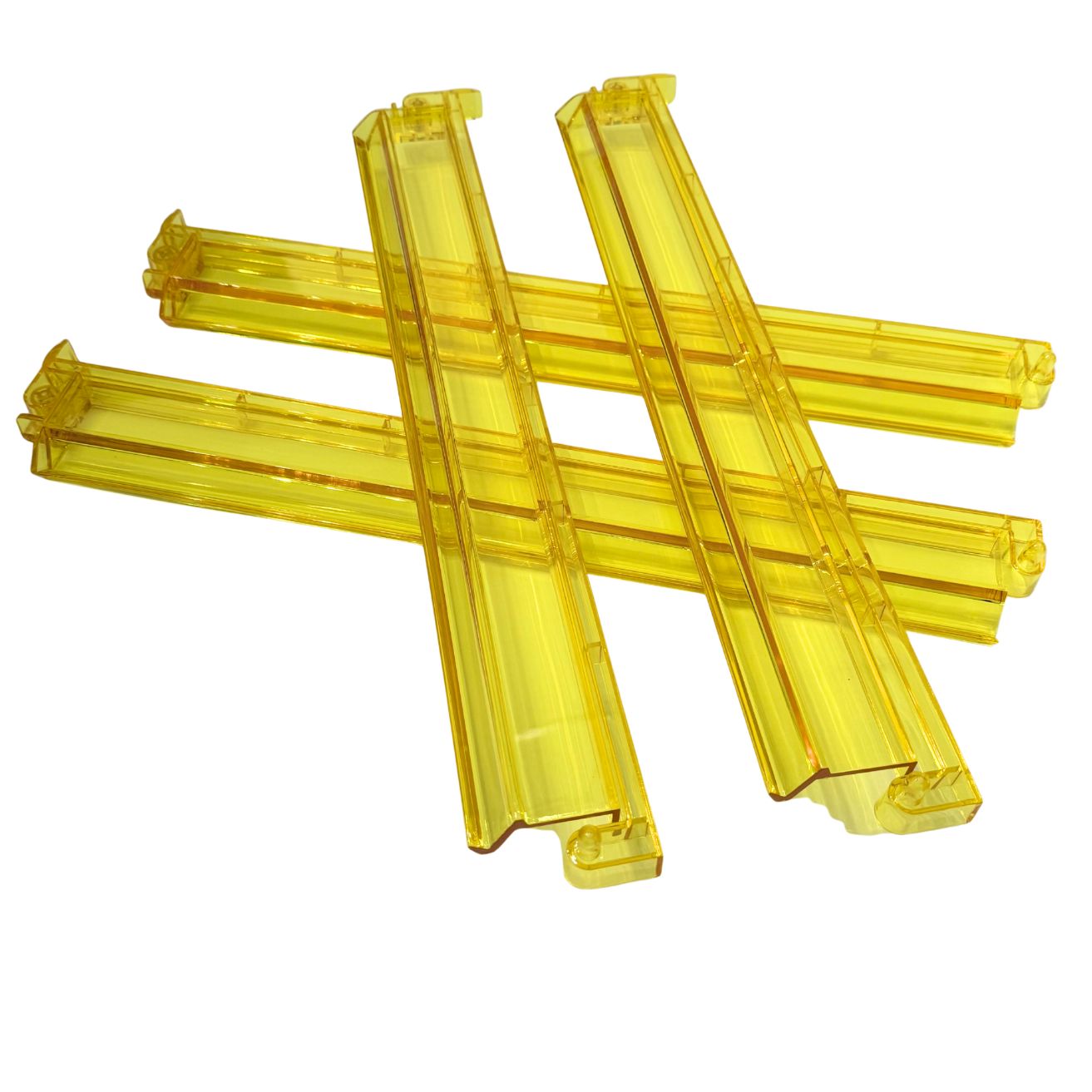 Yellow Mahjong Rack and Pusher Set: Yellow