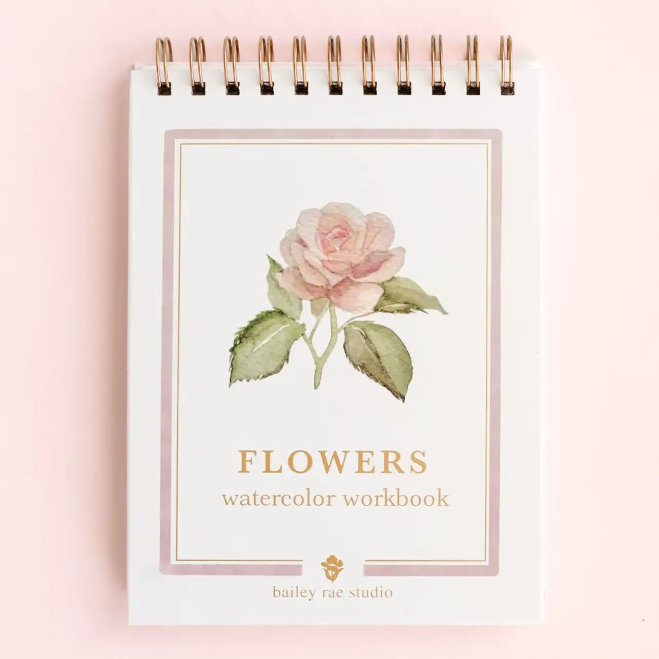 Flowers Watercolor Workbook