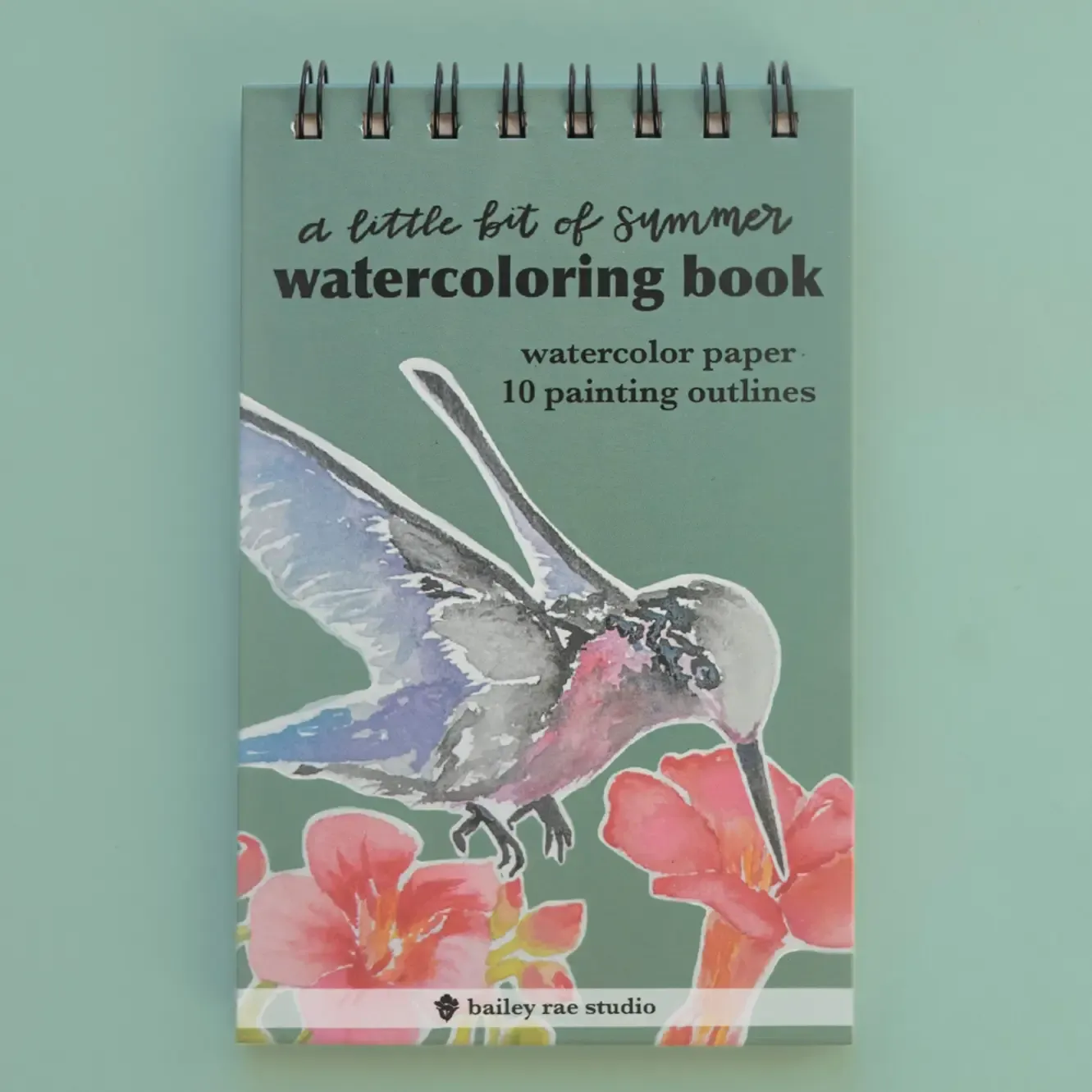 A Little Bit of Summer - Mini Watercoloring Book