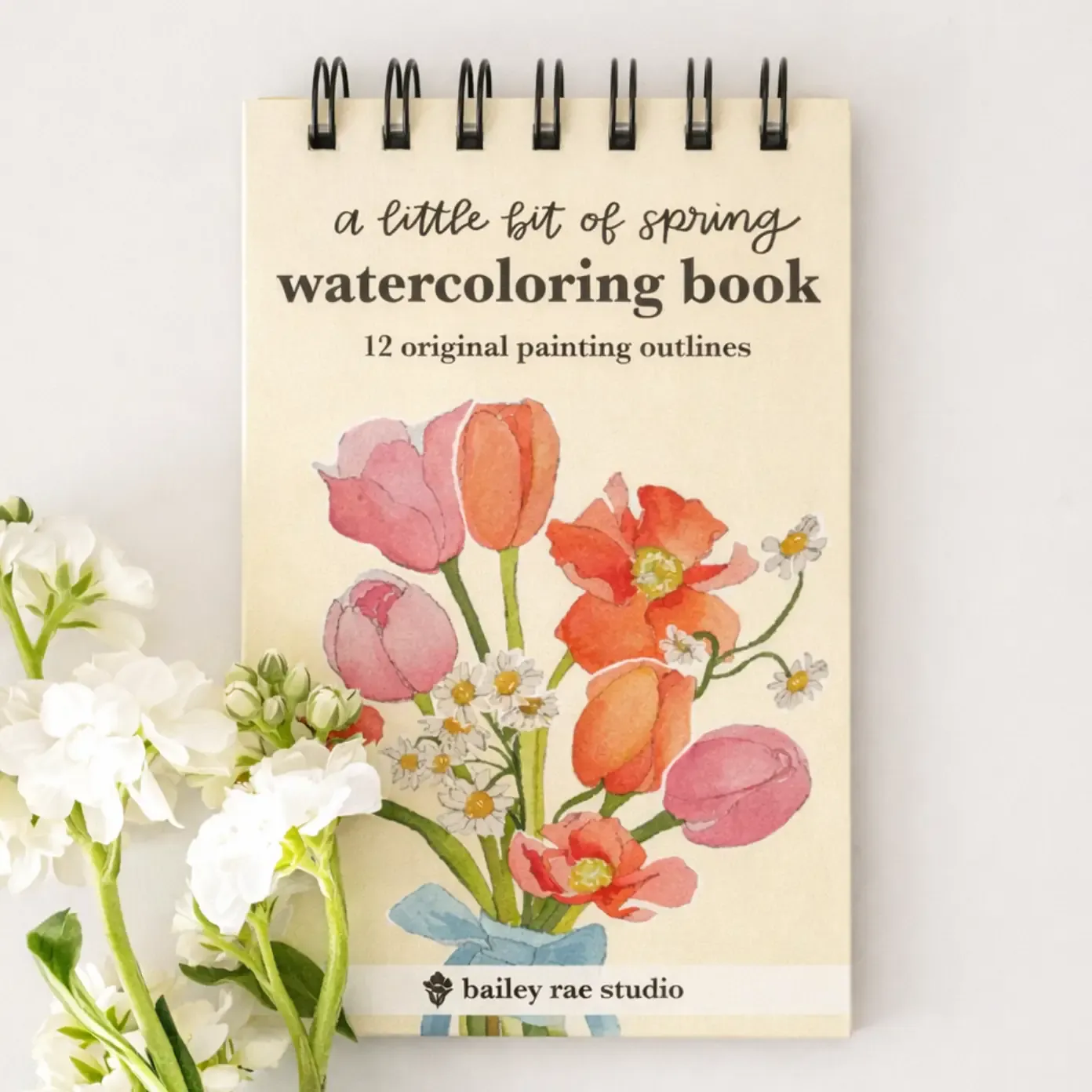 A Little Bit of Spring - Mini Watercoloring Book