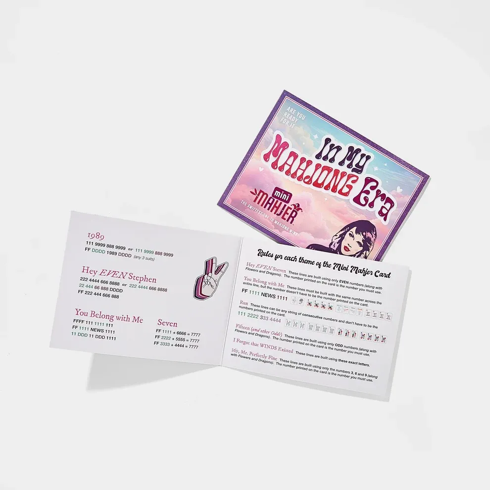 Mini Mahjer Specialty Card: In My Mahjong Era