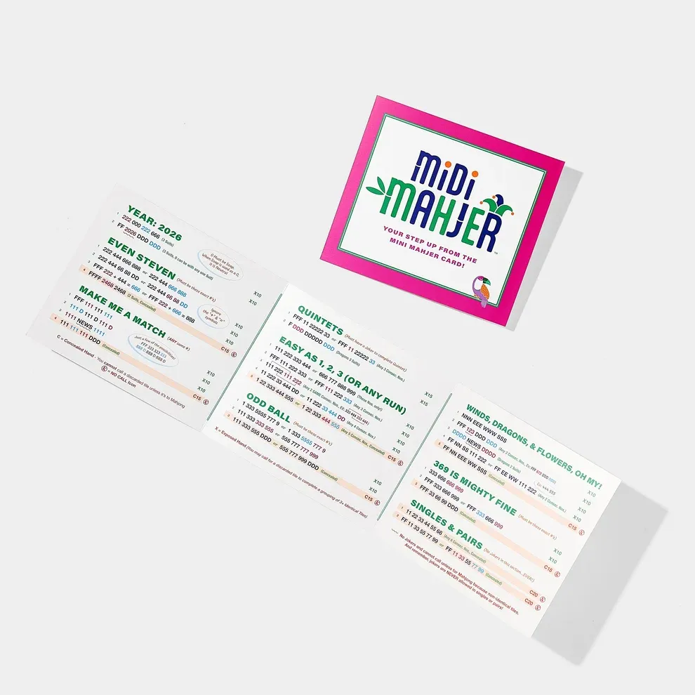 Mini Mahjer  Midi Card