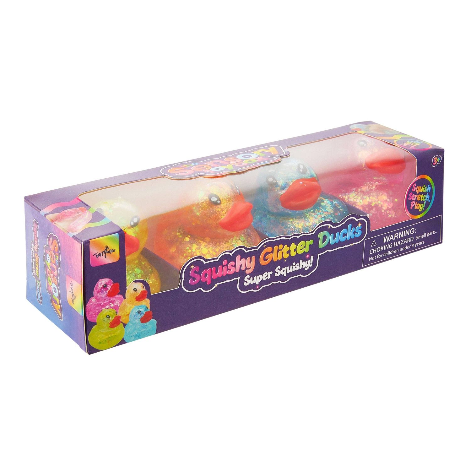 Squishy Glitter Ducks  (4 pack)