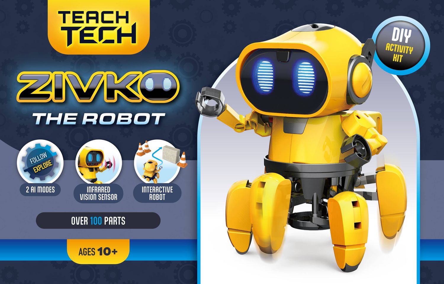 Teach Tech Zivko The Robot (Interactive Robot) Kit