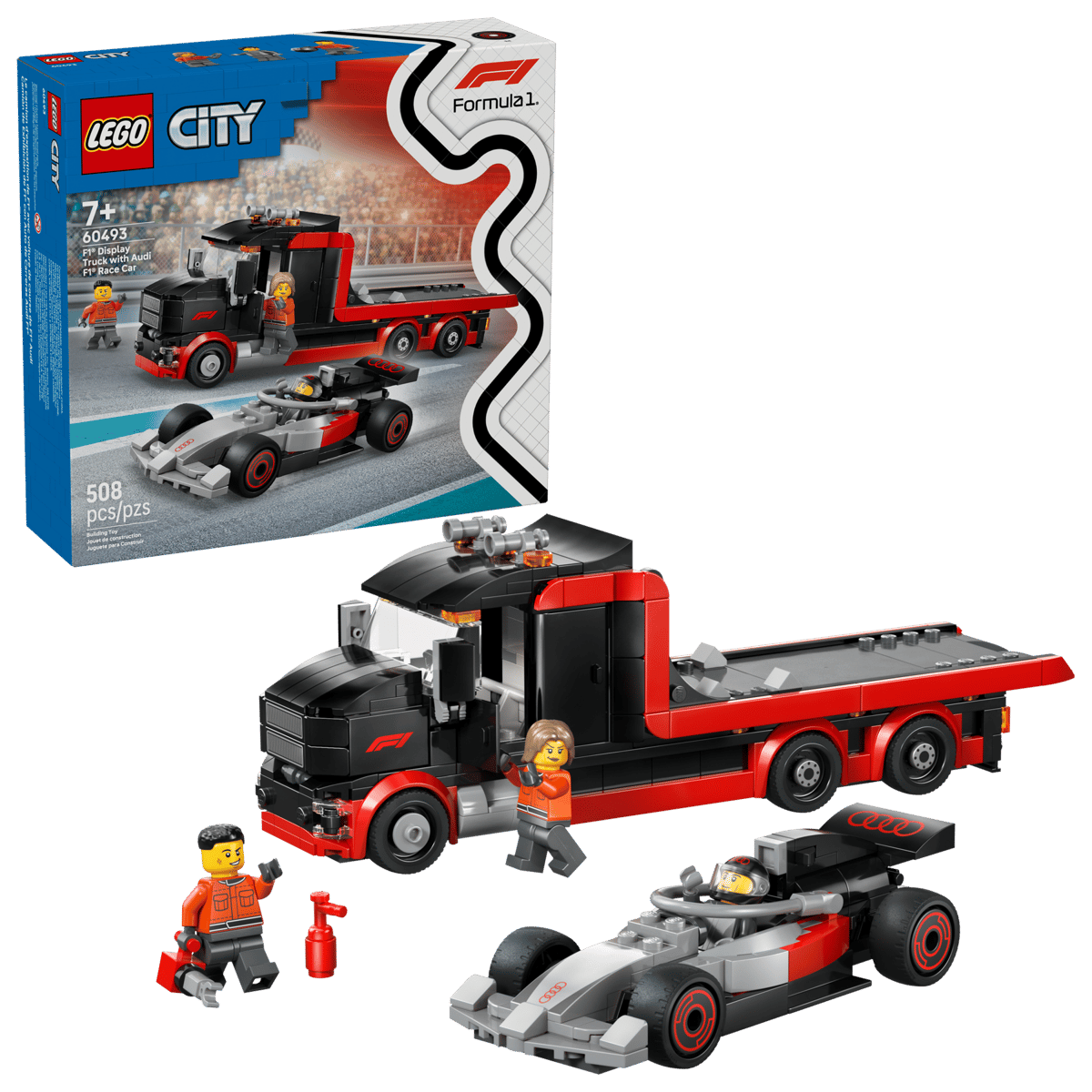 F1® Display Truck with Audi F1® Race Car
