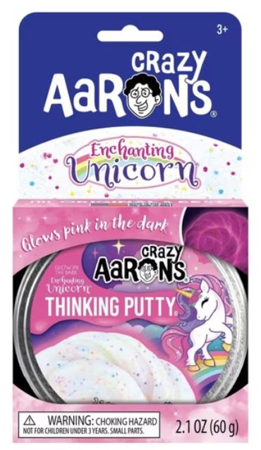 Crazy Aaron's® Glow in the Dark Enchanting Unicorn Thinking Putty® (2.1 oz)