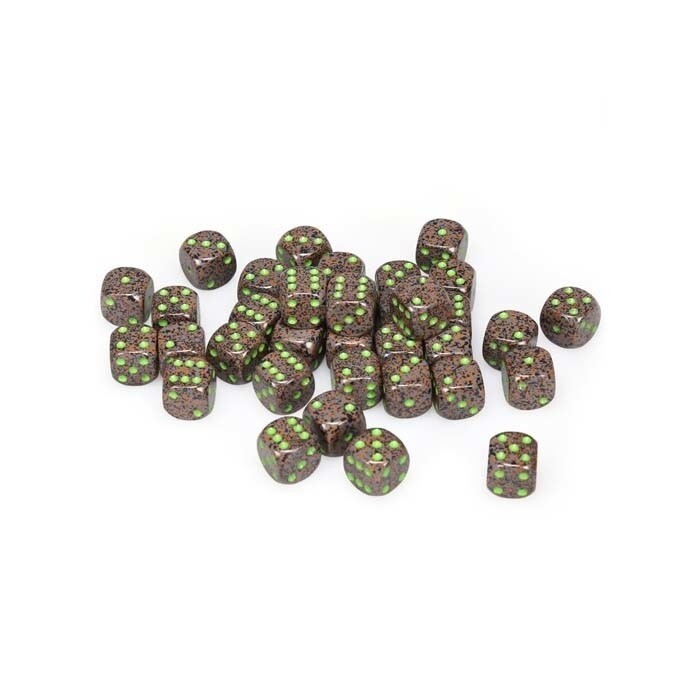 Chessex: 12mm D6 - Speckled - Earth