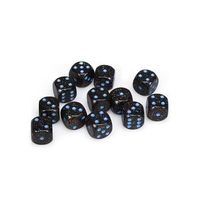 Chessex: 16mm D6 - Speckled - Blue Stars