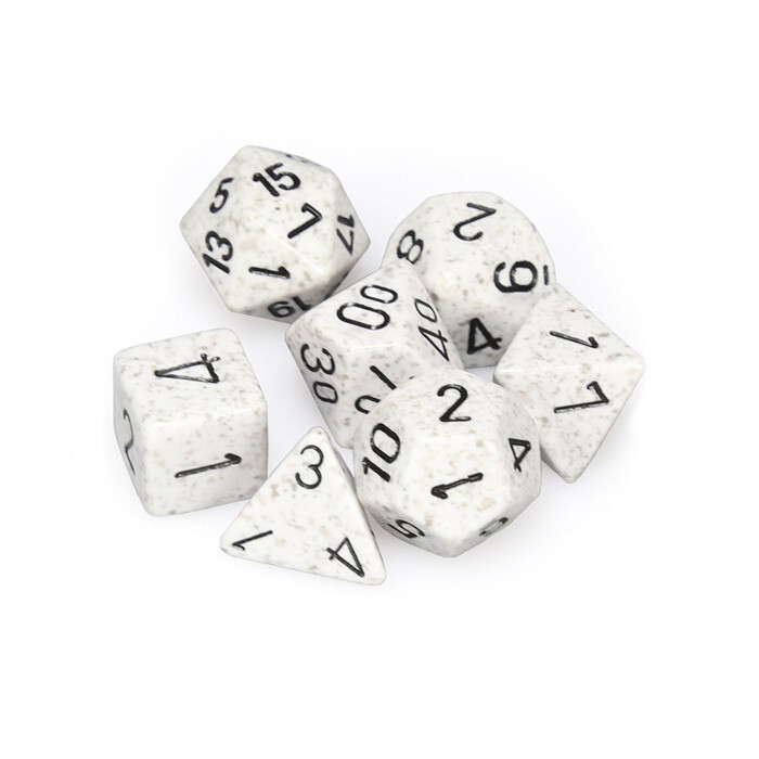 Chessex: Poly 7 Set - Speckled - Arctic Camo