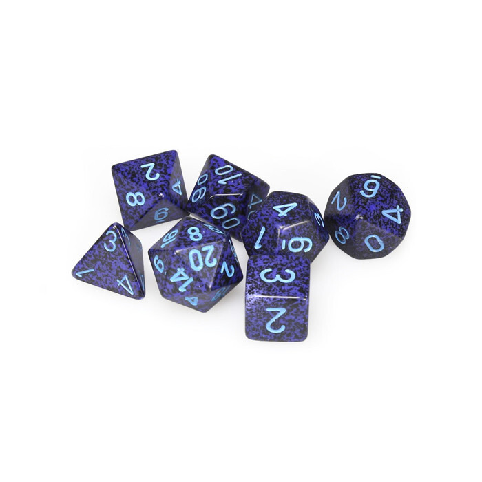 Chessex: Poly 7 Set - Speckled - Cobalt