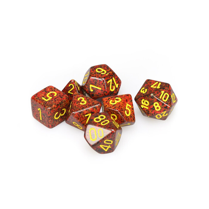 Chessex: Poly 7 Set - Speckled - Mercury