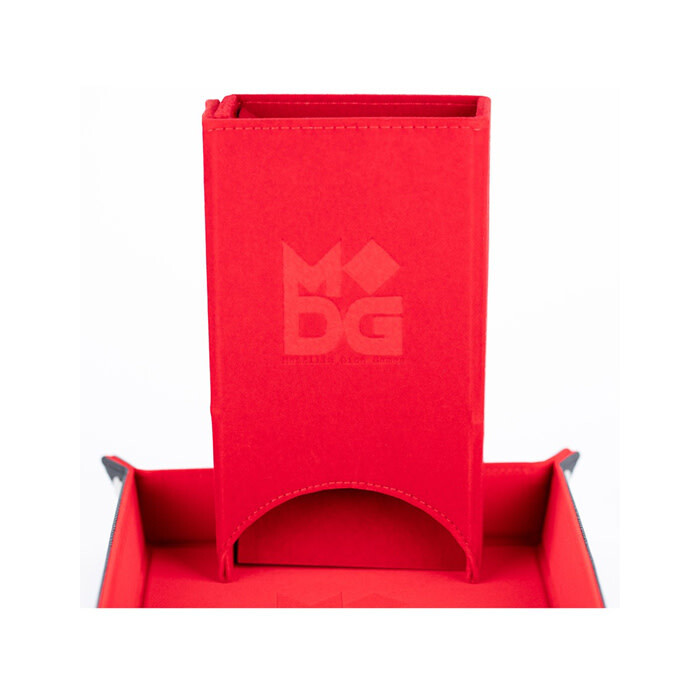 Dice Tower: Fold Up - Velvet - Red