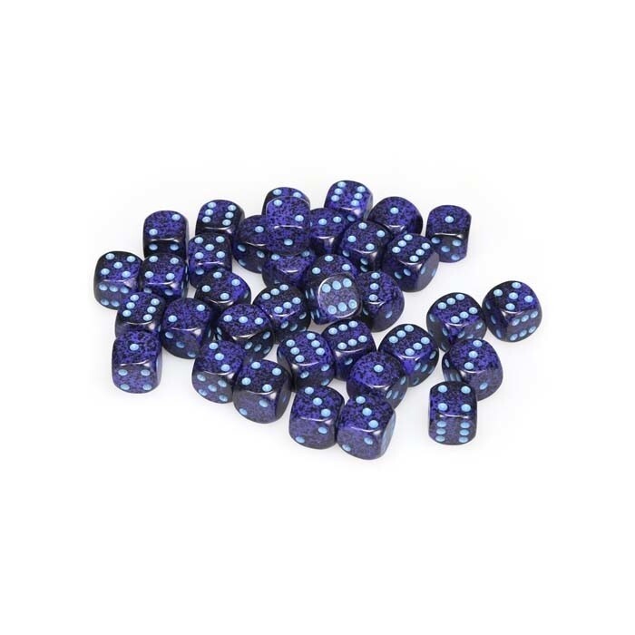 Chessex: 12mm D6 - Speckled - Cobalt