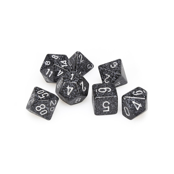 Chessex: Poly 7 Set - Speckled - Ninja