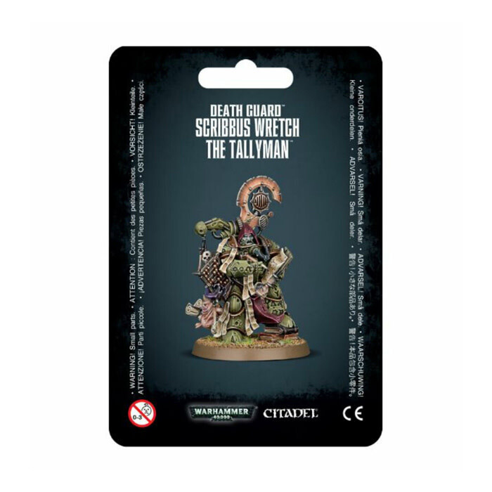 Warhammer 40K: Death Guard - Scribbus Wretch, the Tallyman