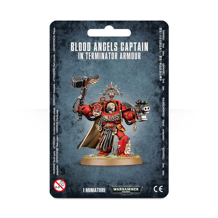 Warhammer 40K: Blood Angels - Captain in Terminator Armour