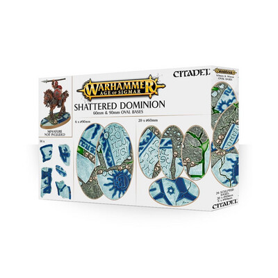 Warhammer: Age of Sigmar - Shattered Dominion - 60mm &amp; 90mm Oval Bases