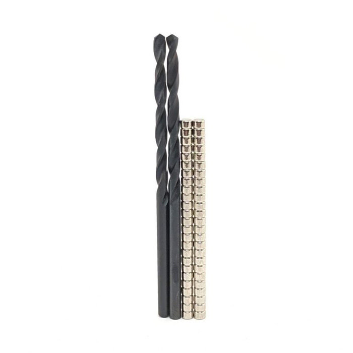 Magnets: Combo - 3/32” x 1/16&quot; + Drill Bits (50)
