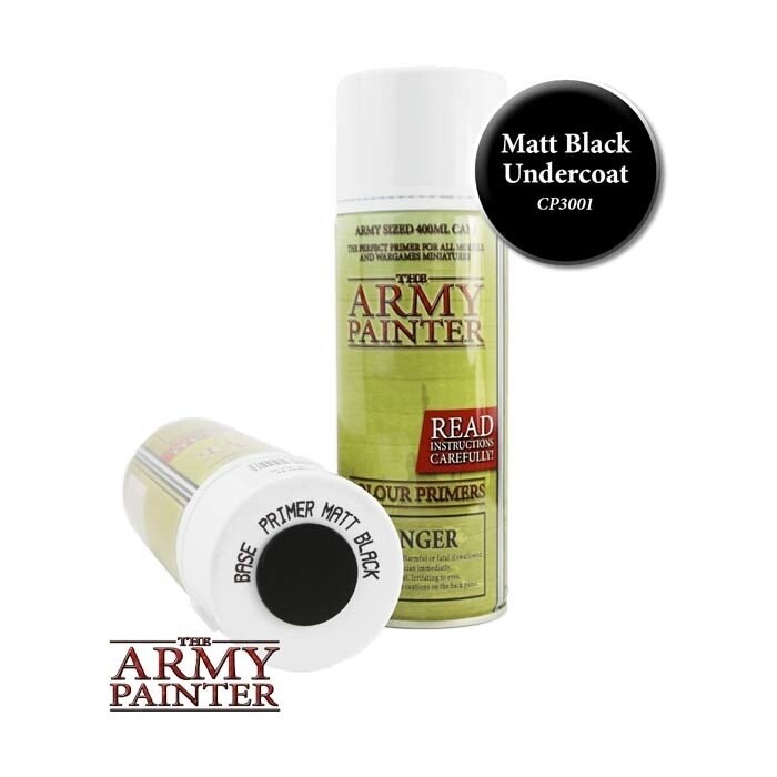 The Army Painter: Base Primer - Matt Black
