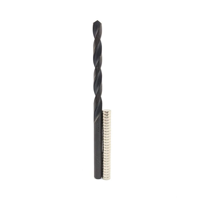 Magnets: Combo - 3/16&quot; x 1/16&quot; + Drill Bit (25)